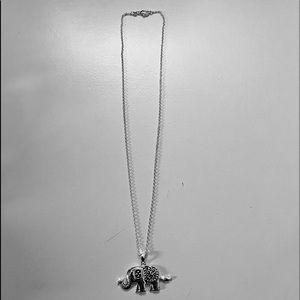 Gently used elephant necklace